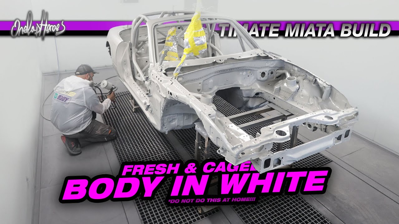 We go FULL Racecar With a FIA Cage! - My ULTIMATE Miata Build - Pt.2