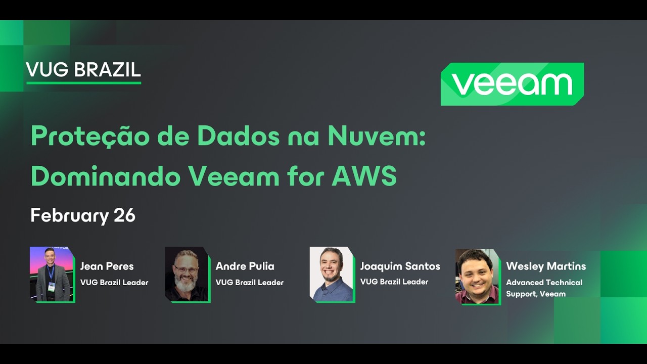 Proteção de Dados na Nuvem: Veeam for AWS