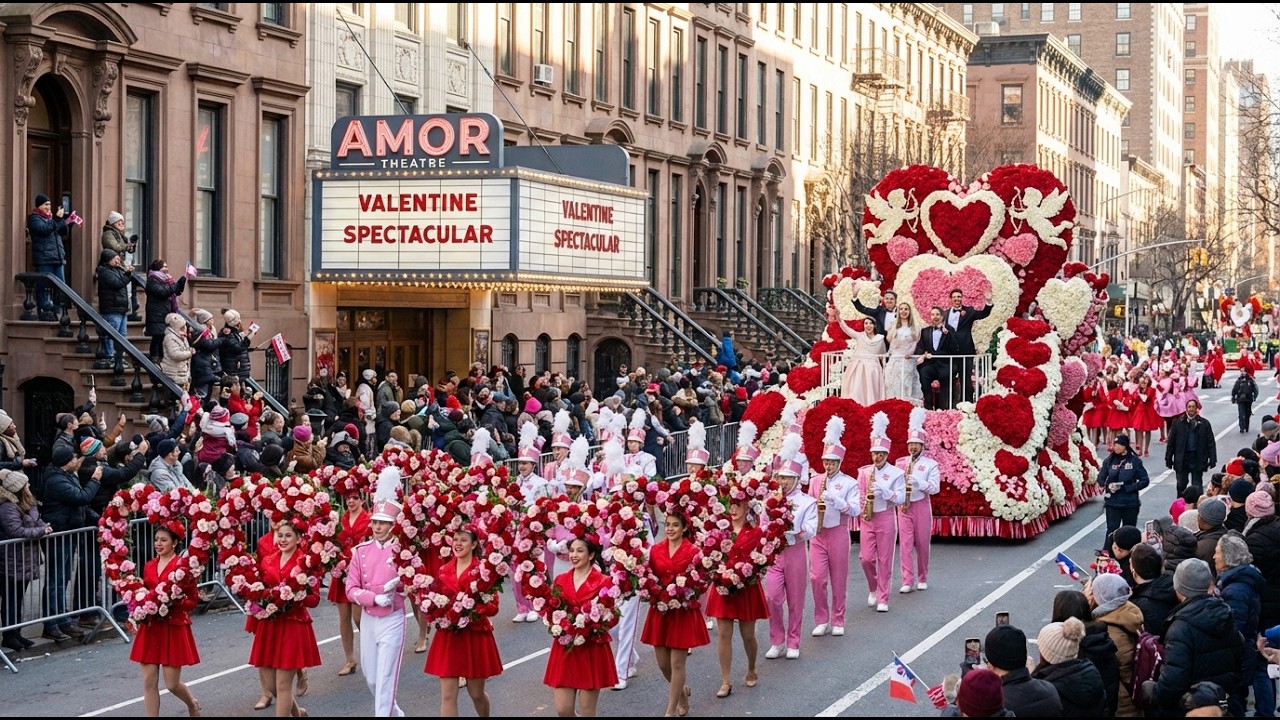 NYC Valentine's Day Parade | The World’s Most Romantic Parade Takes Over the Streets