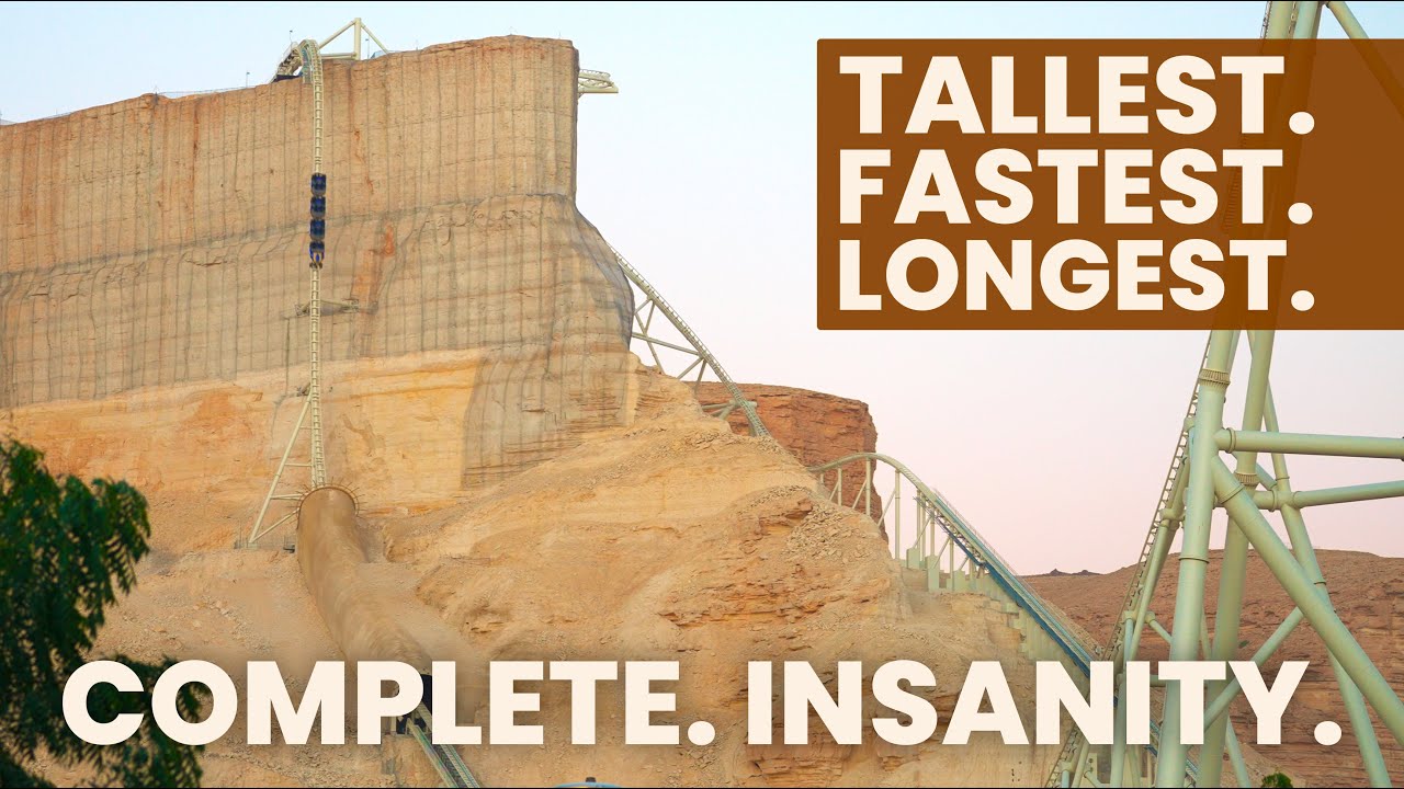 Falcon's Flight Review | The World's Most Ambitious Roller Coaster | Six Flags Qiddiya City