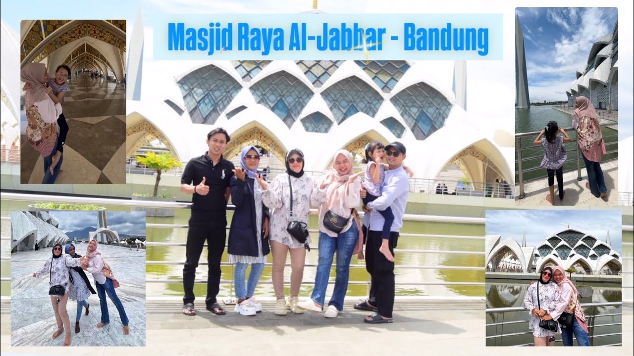 INTIP KEMEGAHAN MASJID AL-JABBAR BANDUNG DR LUAR BAGUSSS BGT MASYA ALLAH !! PART 1 # VLOG 4