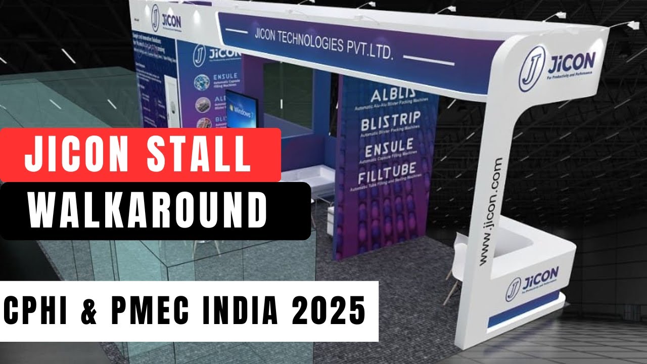 Walkaround of the Jicon Stall at CPhI & P-Mec India 2025