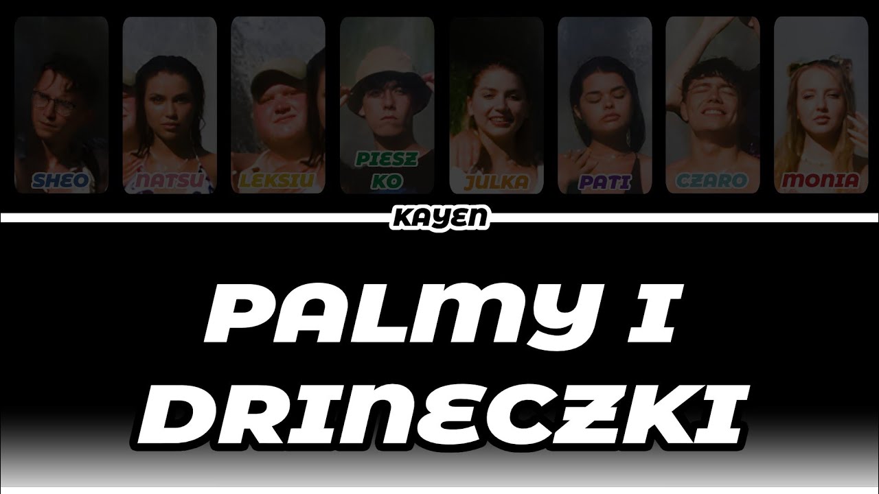 TEAM X - PALMY I DRINECZKI (TEKST)
