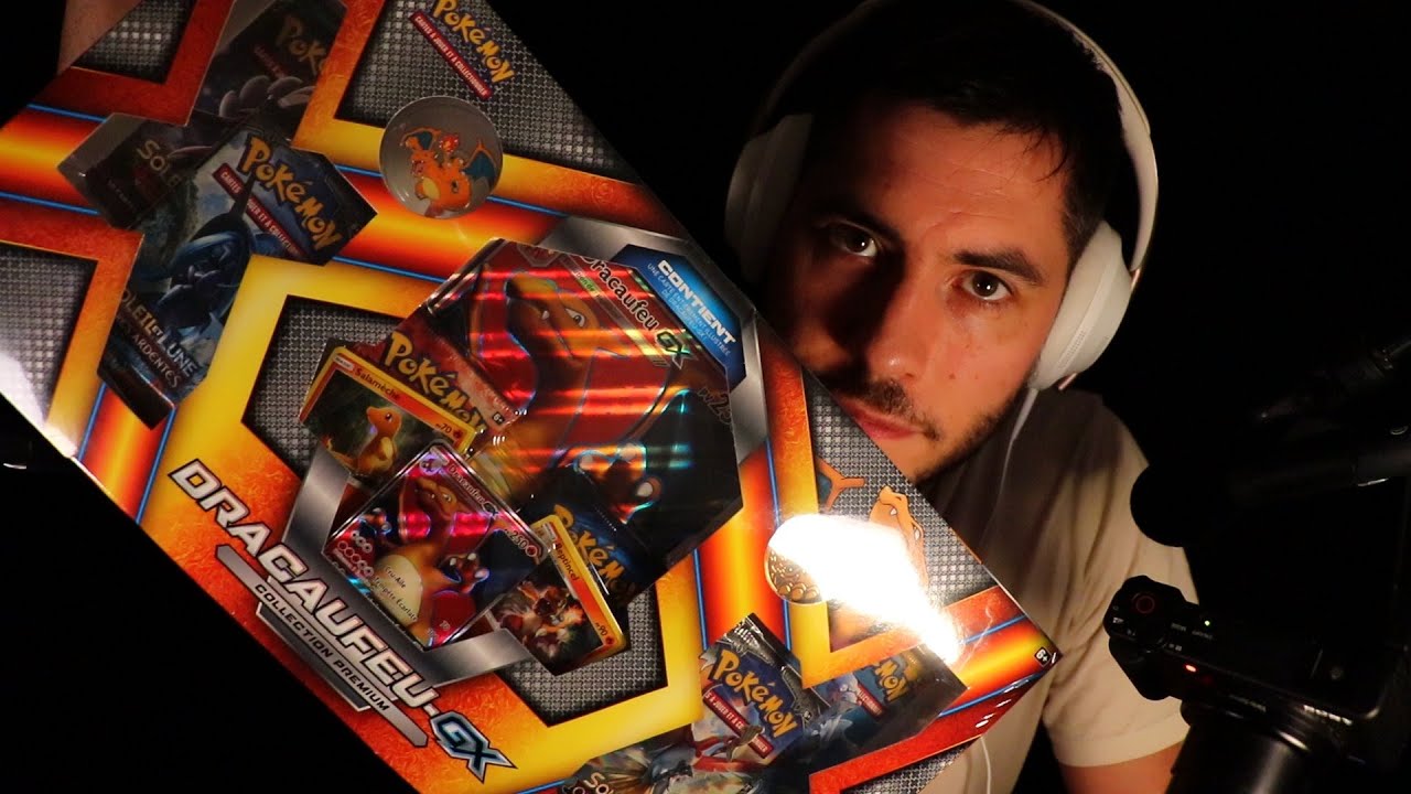 ASMR POKEMON Coffret Dracaufeu GX