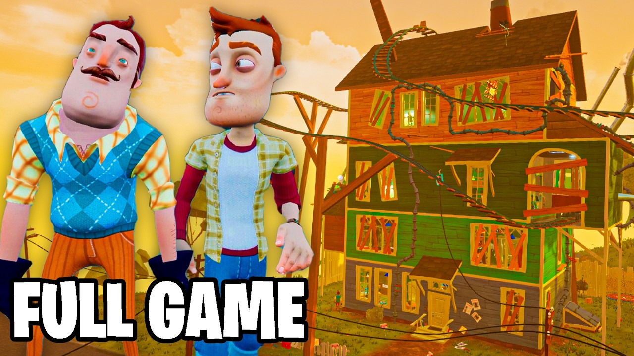 Hello Neighbor - The Neighbor's Hill House Next Door! (FULL WALKTHROUGH)