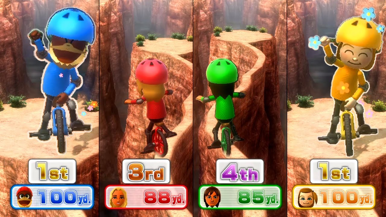 Wii Party U Minigames -  Diddy Kong Vs Sara Vs Yuya Vs Polly (Master CPU)