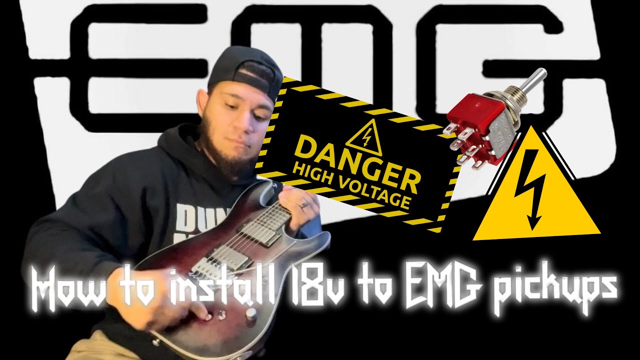 How to go from 9v to 18v on EMG Pickups