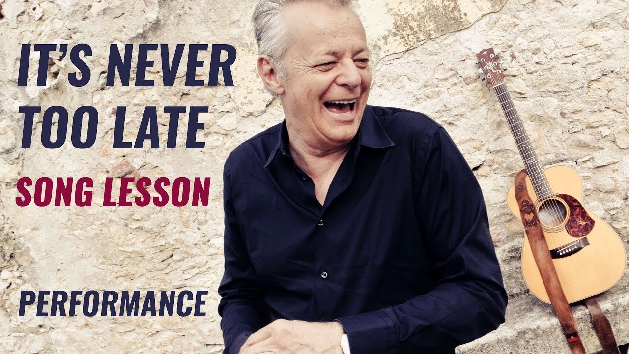 🎶 Tommy Emmanuel Guitar Song Lesson: It's Never Too Late Performance