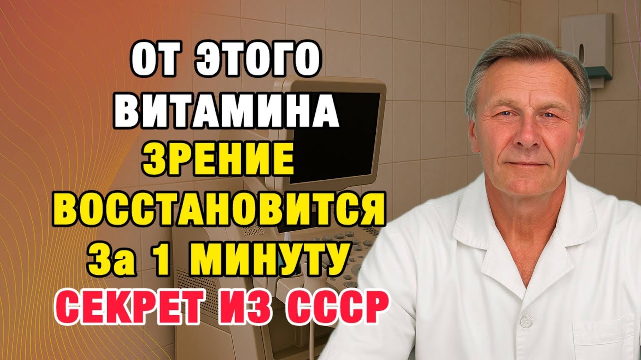 Восстановите глаза ночью! Один продукт перед сном меняет всё