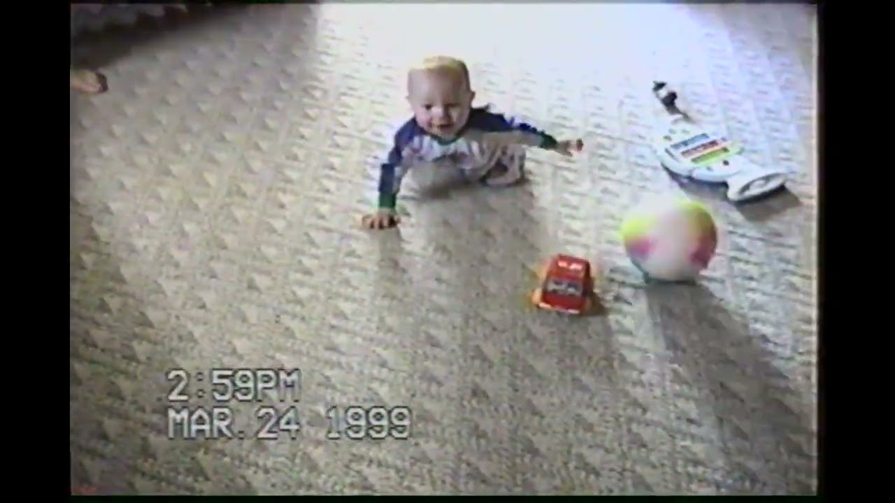 Austie hanging out with Grandma and Papa March 24, 1998