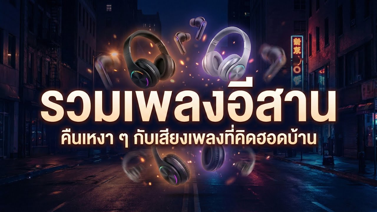 รวมเพลงอีสาน คืนเหงาๆ กับเสียงเพลงที่คิดฮอตบ้าน