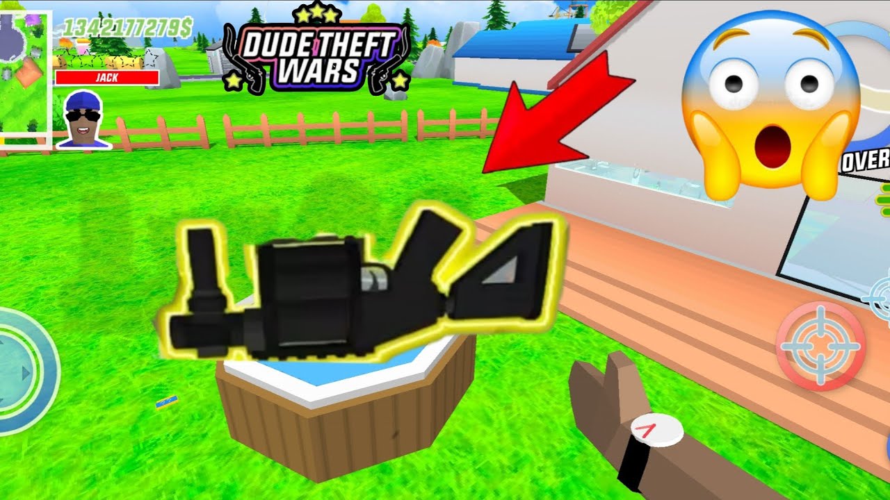 Richie Found New Weapon in Dude Theft Wars | Dtw New Weapon____😱