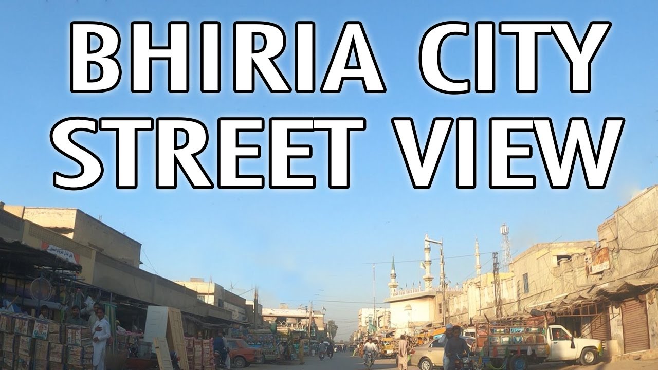 BHIRIA CITY STREET VIEW 2020 - Bhiria City Sindh Pakistan Tour - Pakistan Travel Vlog 2020 - 4K HD