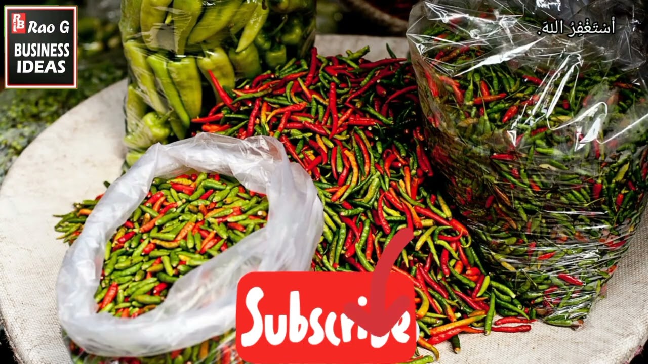 Small business idea | green chilli | green chilli powder | green &trade; powder business idea at home