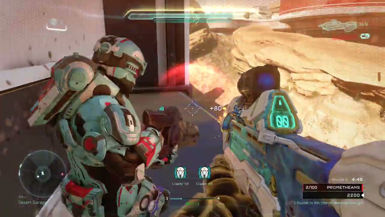 Halo 5 Firefight on Sanctum. Random Lawgiver to Banshee Ultra