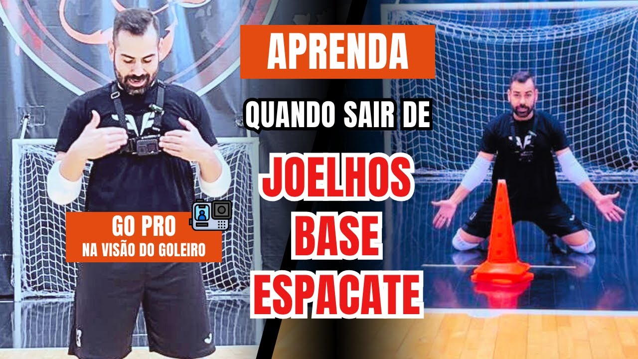 Quando sair de joelho, base ou espacate no futsal - Dicas para Goleiros #futsal #goleiro #gk