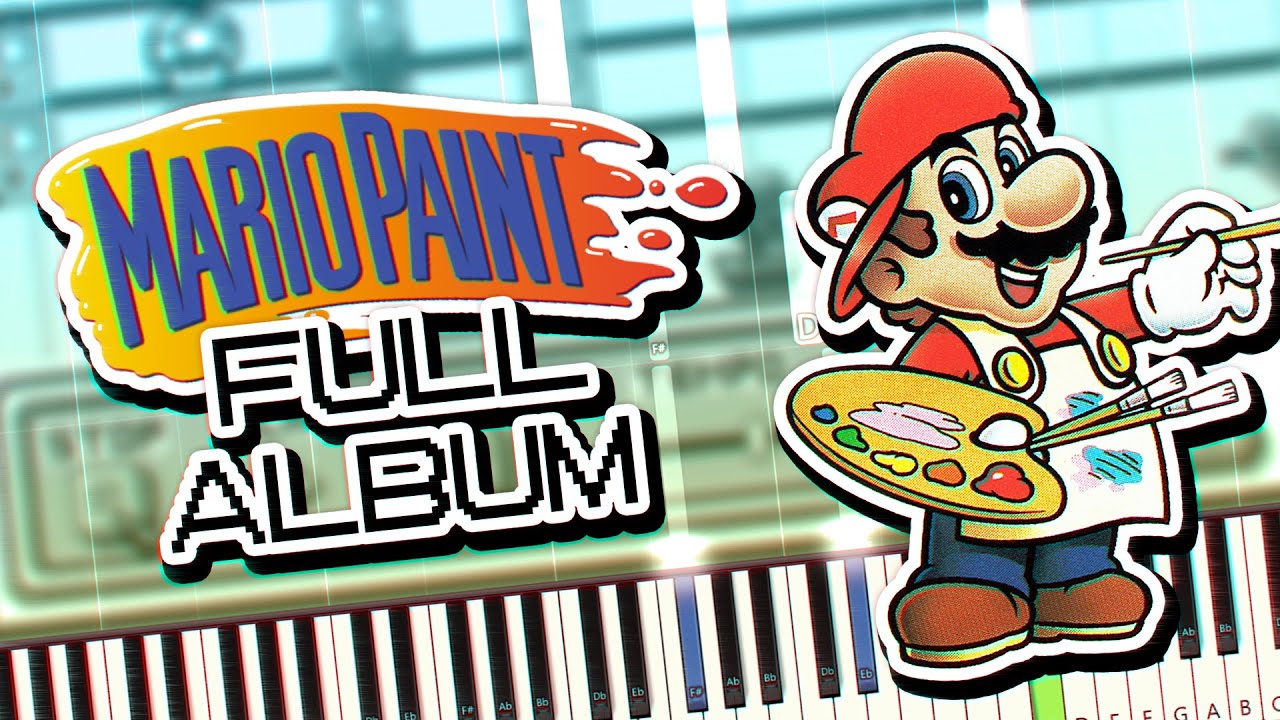 Mario Paint Full Piano Album Synthesia