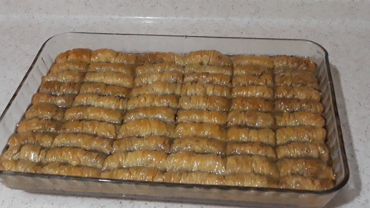 İPEK GİBİ AÇILAN BÜZGÜLÜ BAKLAVA (KURT BAKLAVASIDA DENİR) ( shirred baklava recipe)