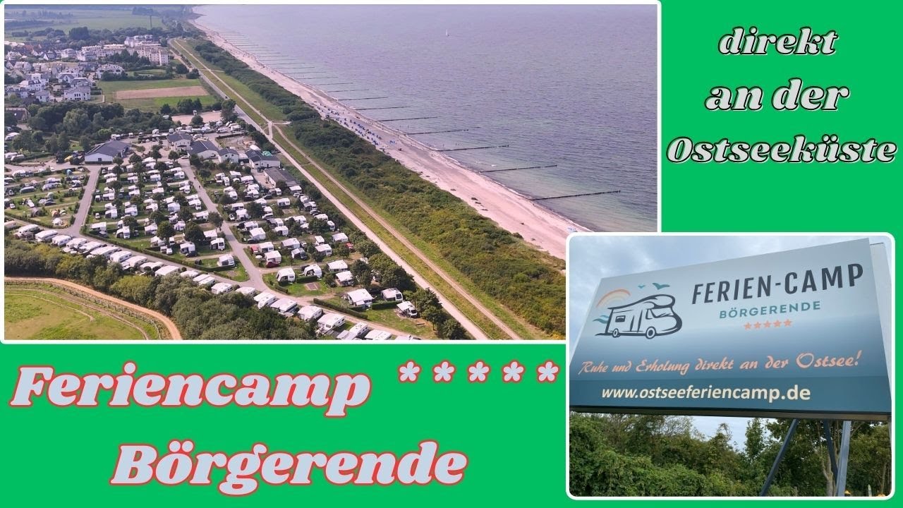 CAMPINGPARK BÖRGERENDE 🌞 direkt an der Ostsee zwischen Warnemünde und Kühlungsborn!
