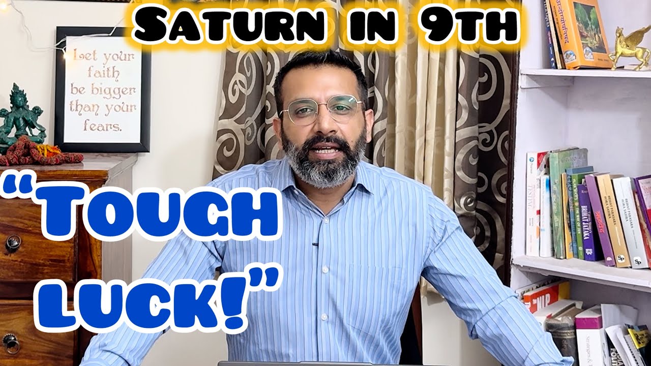 Saturn in 9th house and your life purpose and karma #vedicastrology #spiritualguidance
