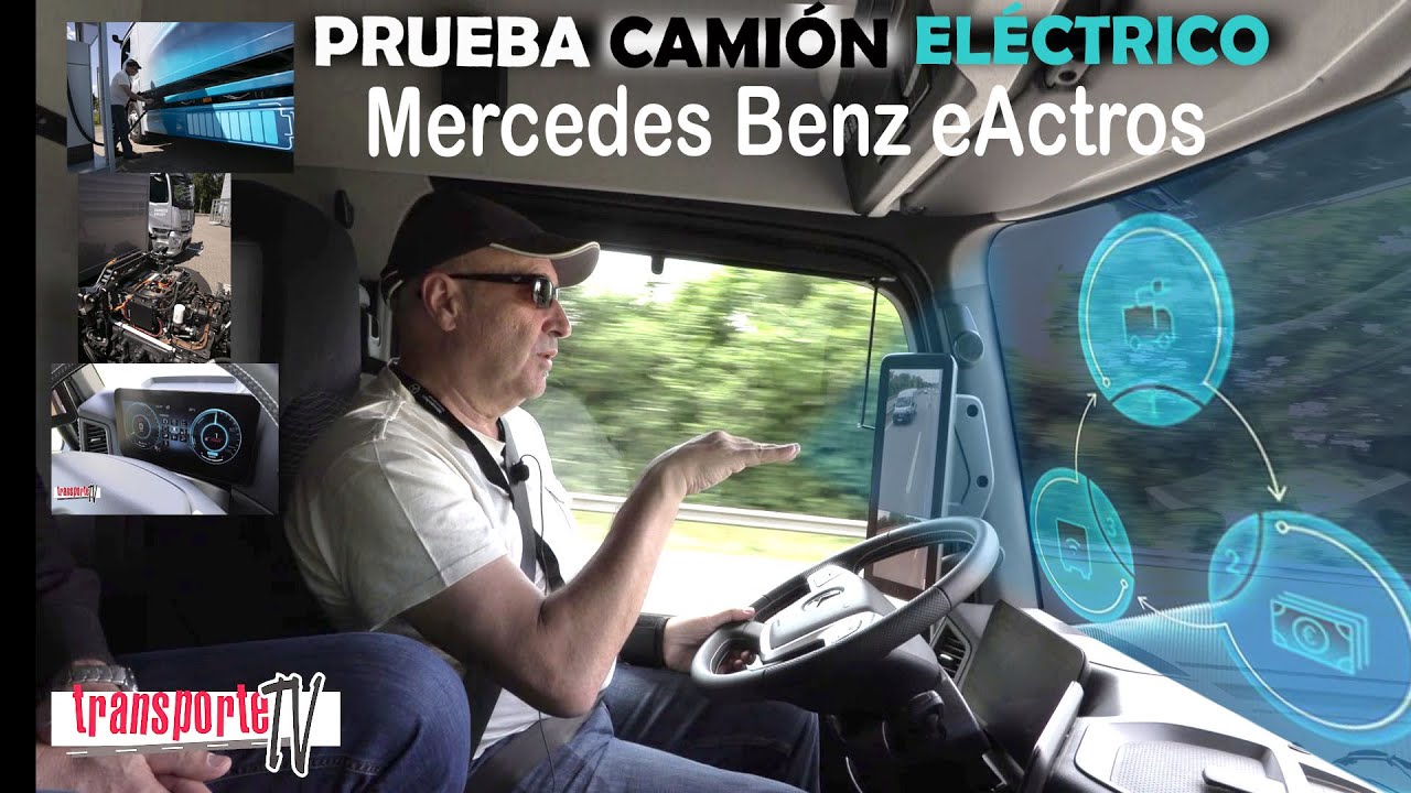 Probamos el camión eléctrico eActros en Alemania... y el nuevo Actros L