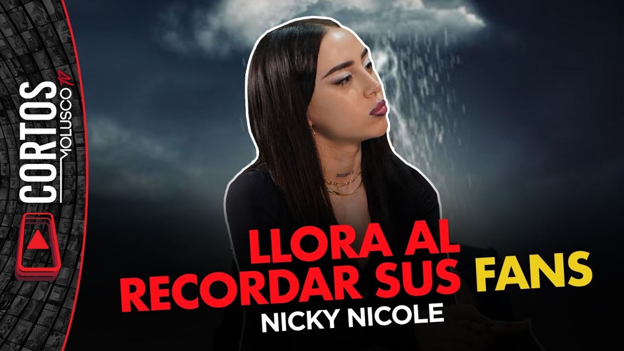 NICKI NICOLE llora al recordar situación con fan 😢