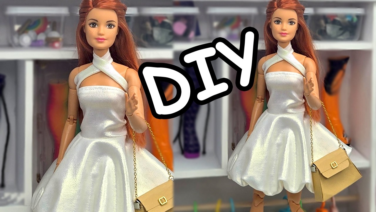 How to Sew a Barbie Bubble Dress ~ DIY Doll Clothes Sewing for Beginners