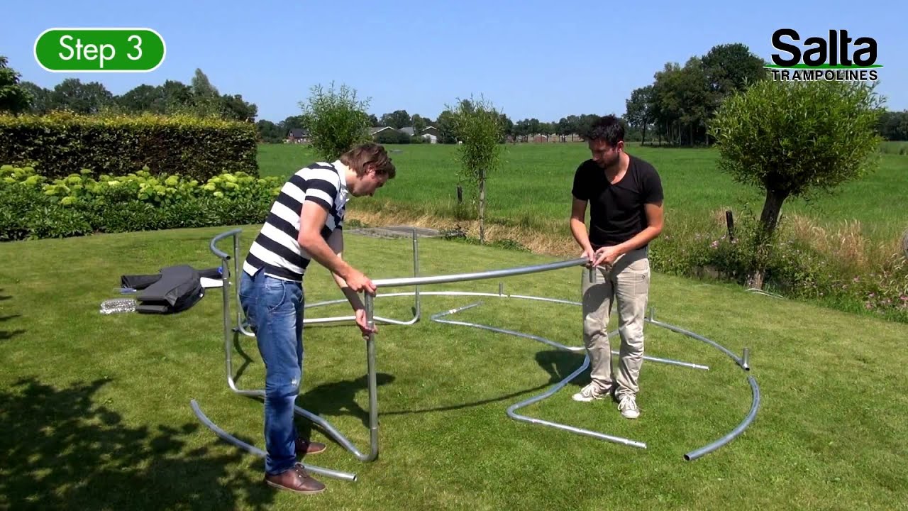 Salta Trampoline Rond | Opbouw Instructies | Trampolines.nl