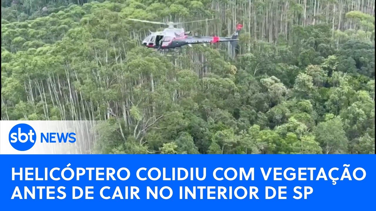 SP: Relatório indica que helicóptero colidiu com vegetação antes de cair | #SBTNewsnaTV (18/01/23)