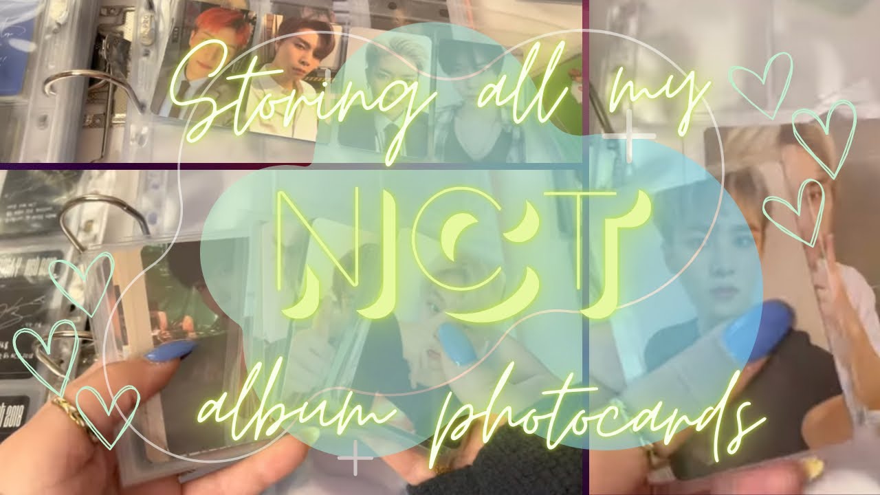 🌱 Storing all of my NCT album photocards ☀️ Collector tag/ASMR ?? [NCT 127, NCT Dream, WayV]