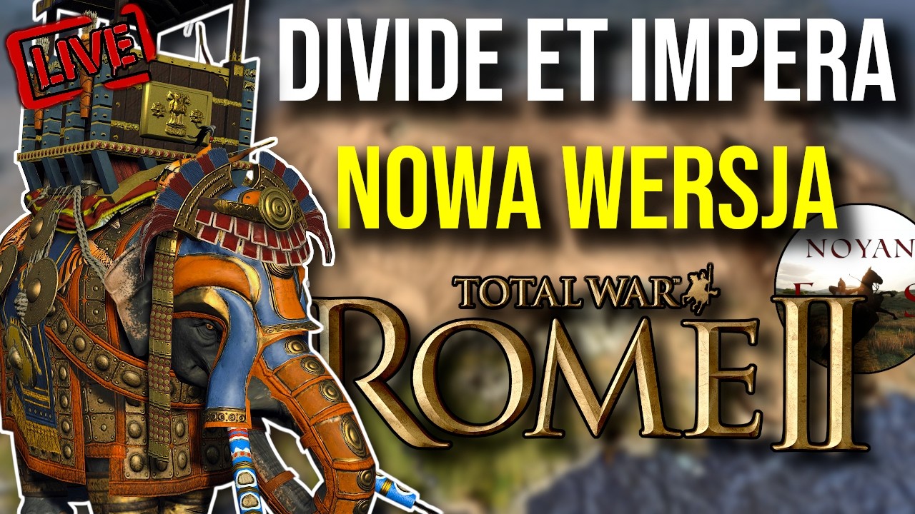 NAJLEPSZY MOD DO TOTAL WAR🔥| Divide et Impera - ROME 2 | Stream🔴#1