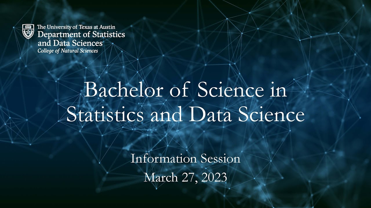 2023 Information Session: Bachelor of Statistics and Data Science