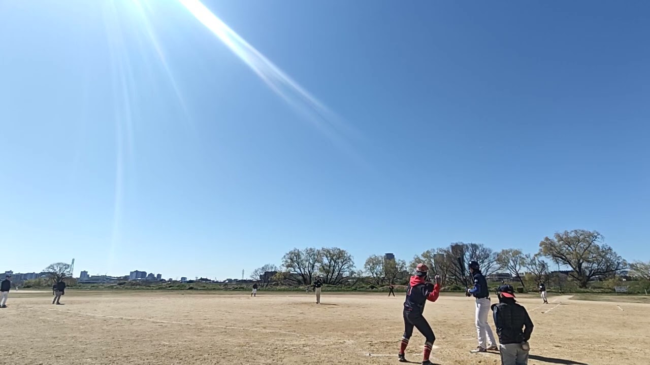 2026年3月14日ガス橋緑地野球場④