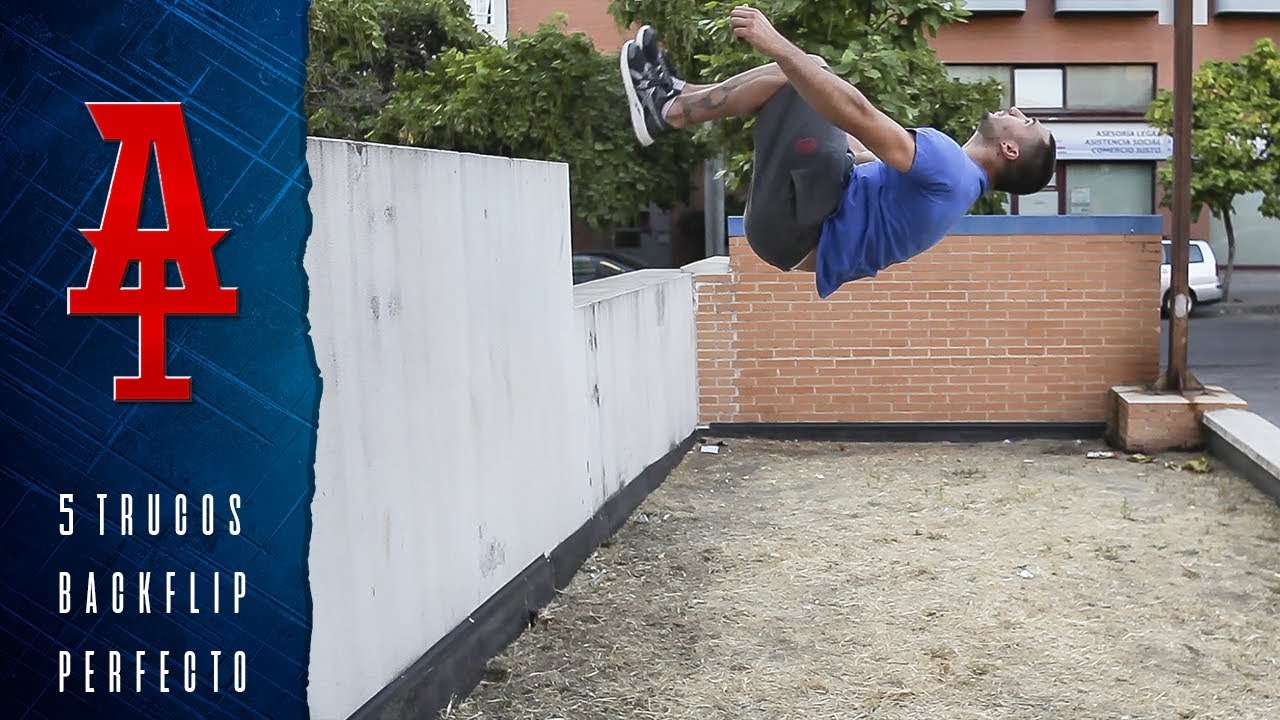 TUTORIAL PARKOUR - 5 TRUCOS para BACKFLIP PERFECTO