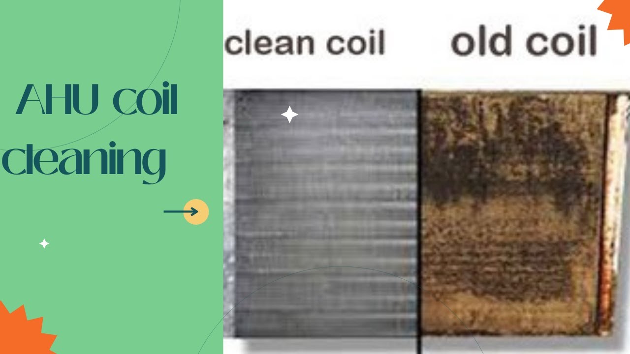 تنظيف ال AHU coil بالكيماويات✨