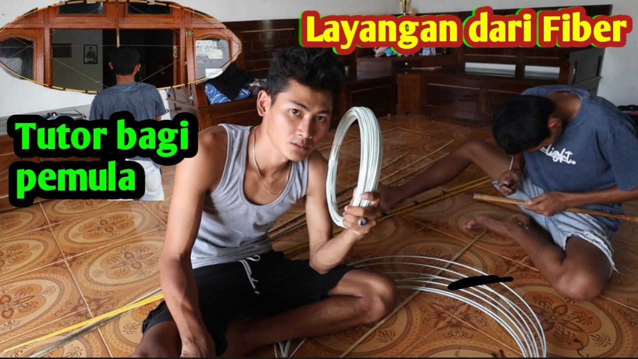 Pemula wajib tau cara merangkai sayap atas layangan dari fiber