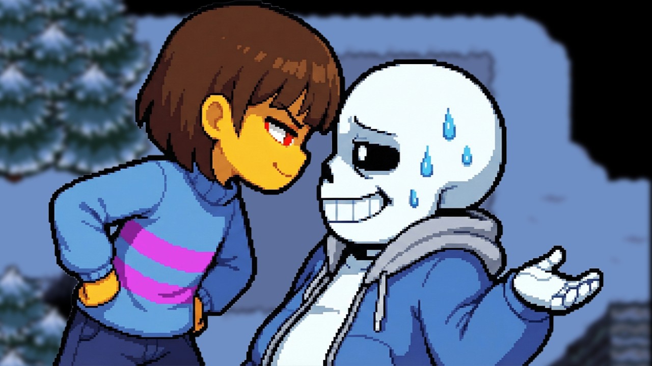 Undertale: Если вы будете продолжать пристально смотреть на персонажей…