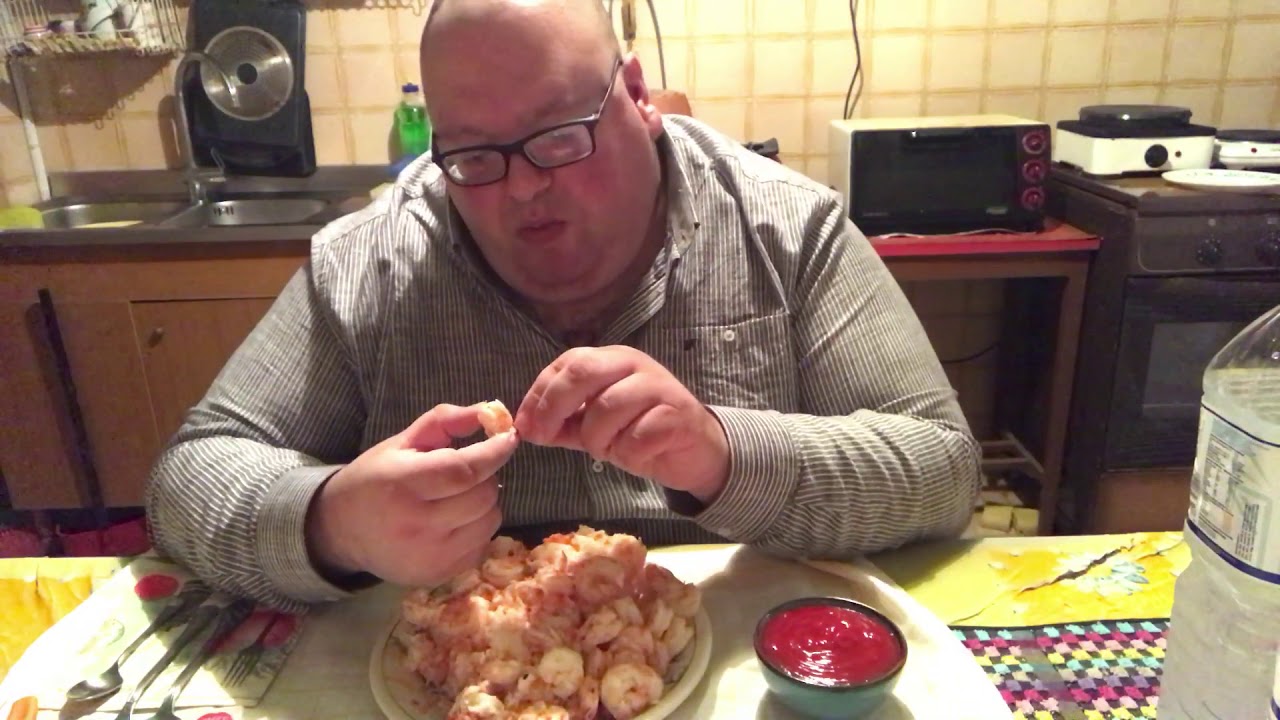 2,5 kg di gamberoni Mukbang italiana