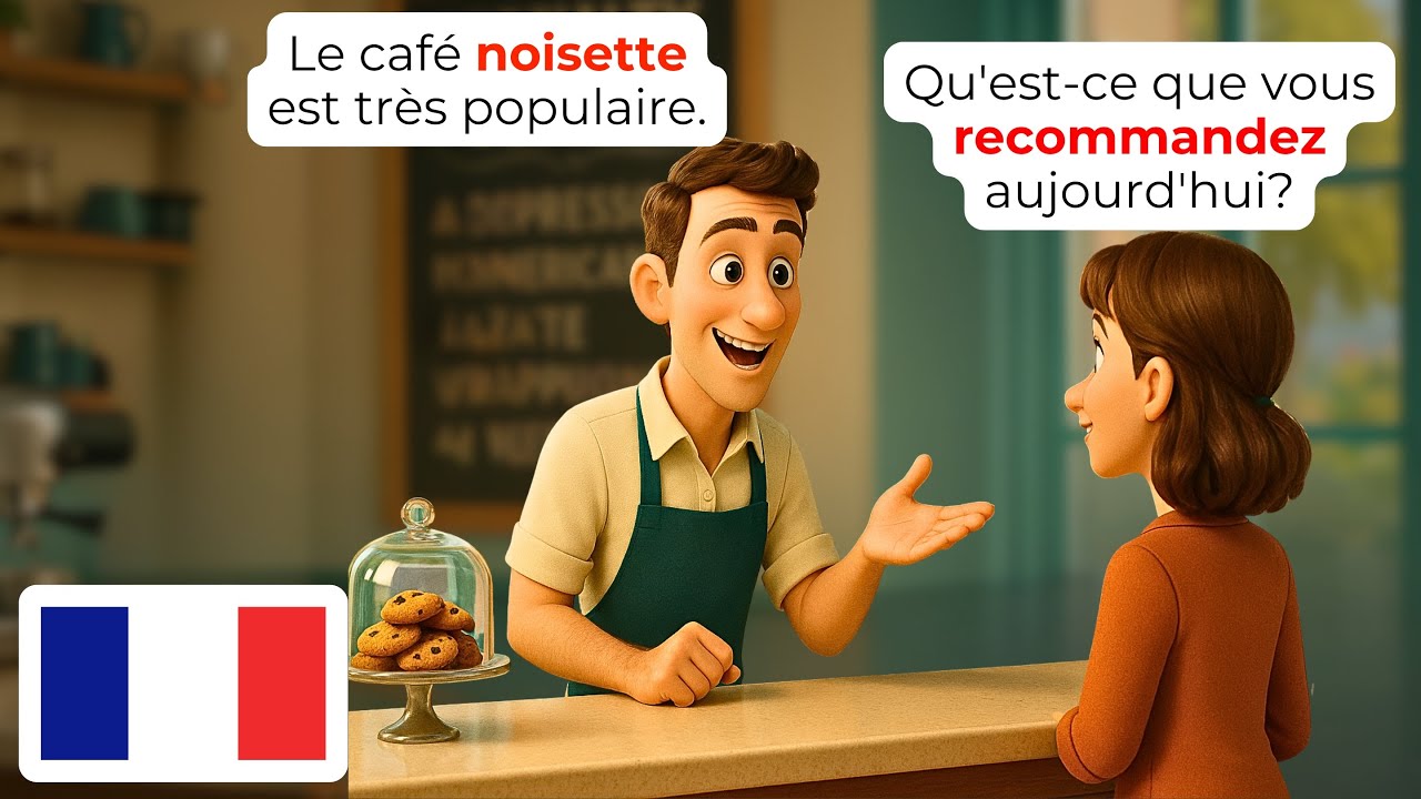 15 Conversations au Caf&eacute; | A1-A2 | Parlez Fran&ccedil;ais Learn French for Beginners