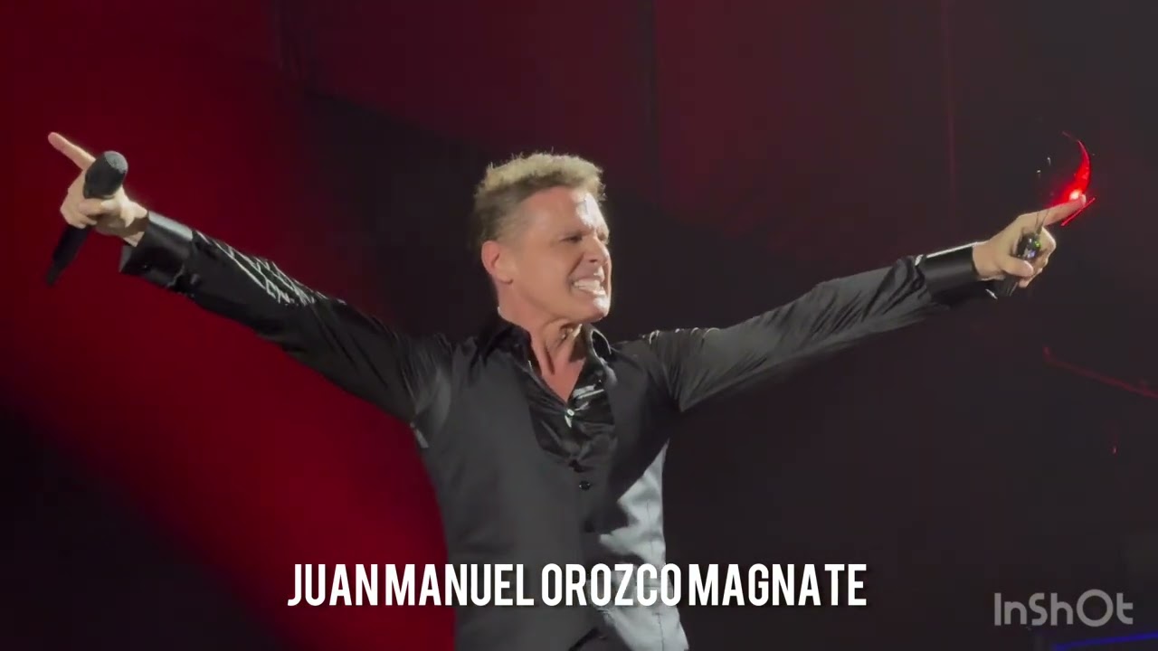 LUIS  MIGUEL TOUR 2024 “NO ME PUEDES DEJAR ASÍ / TE VOY A OLVIDAR/ LA INCONDICIONAL” S D RD 18 01 24