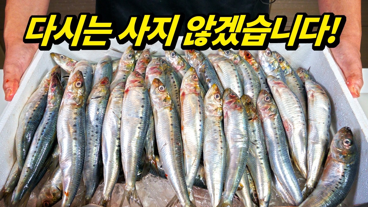 헐값에 팔길래 샀다가 지옥을 경험했습니다. 전세계에서 우리나라만 인기 없는 생선