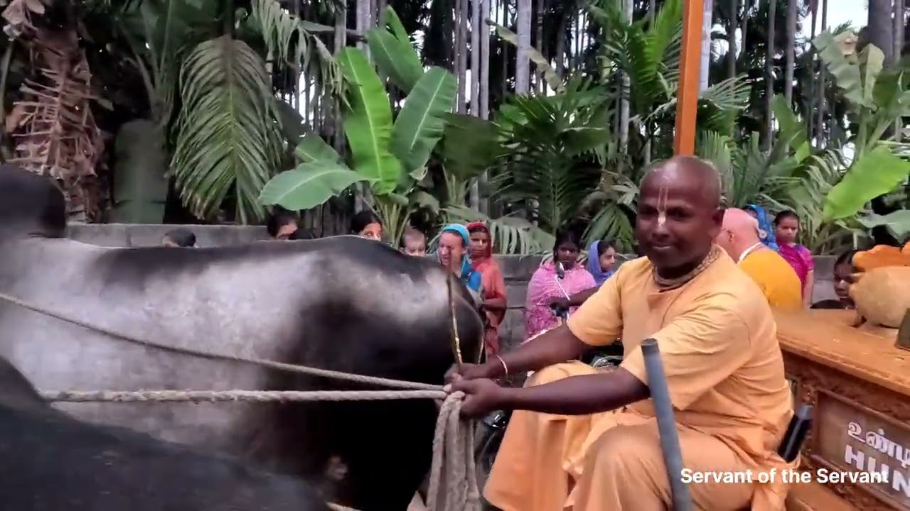 The ISKCON Tamilnadu Padayatra has arrived in Salem - The Great Walk through every Town and Village