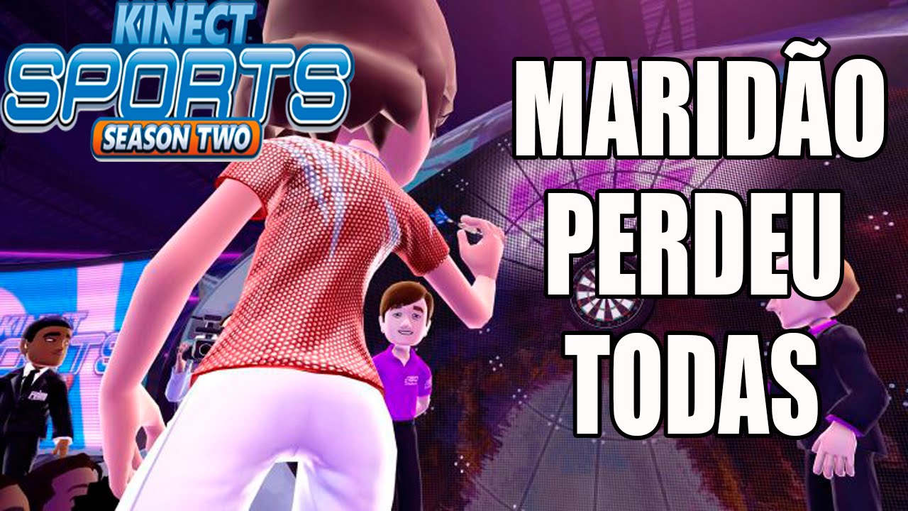 Kinect Sports Season Two - Xbox 360 - MARIDO APANHA NO DARDO E NO TÊNIS