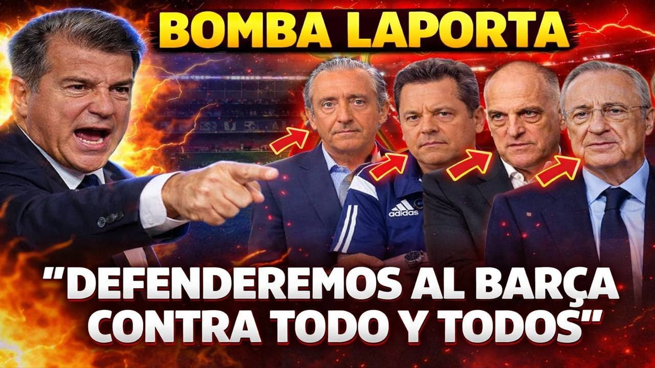 ✅BRUTAL LAPORTA: DEFENDEREMOS AL BARÇA CONTRA TODO Y CONTRA TODOS✅En vivo última hora FC BARCELONA