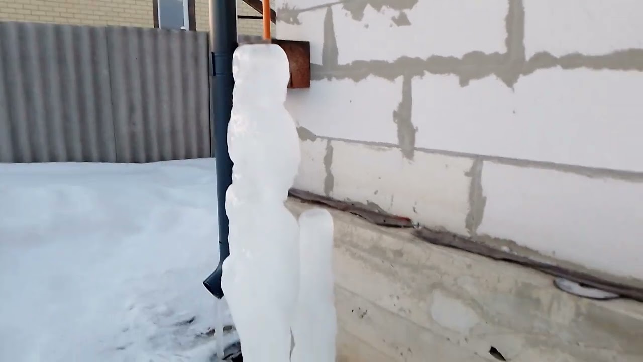 Частный дом в сильные морозы