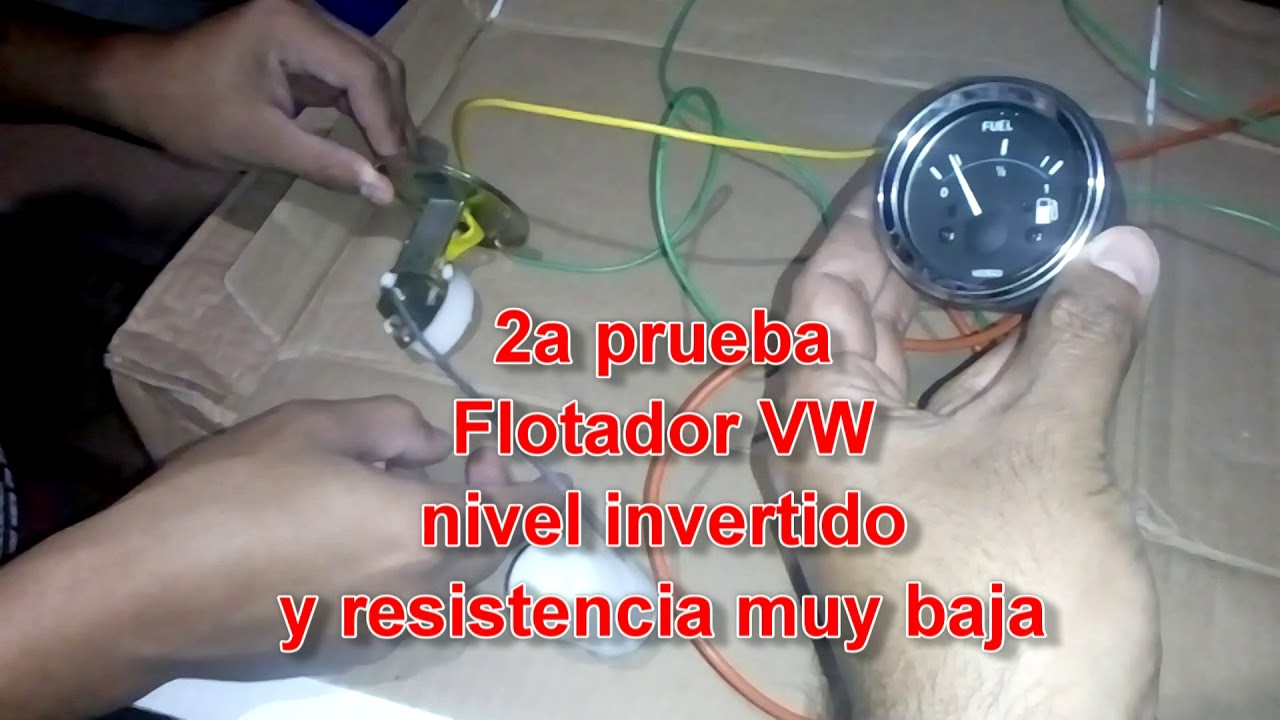 Funcionamiento del marcador de gasolina