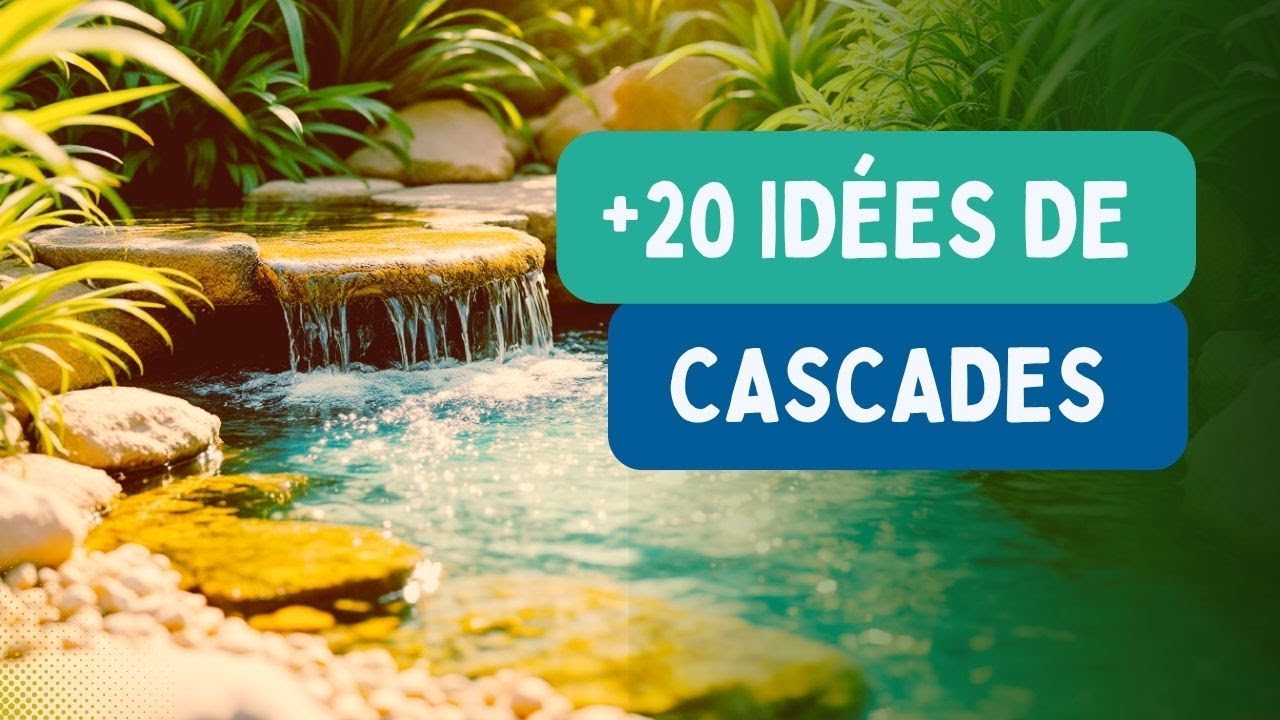 + 20 idées de cascades de jardin à tomber !
