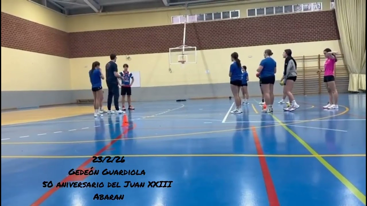 23/2/2026.Visita y charla de Gedeón Guardiola por el 50 aniversario del Colegio Juan XXIII.Abaran .