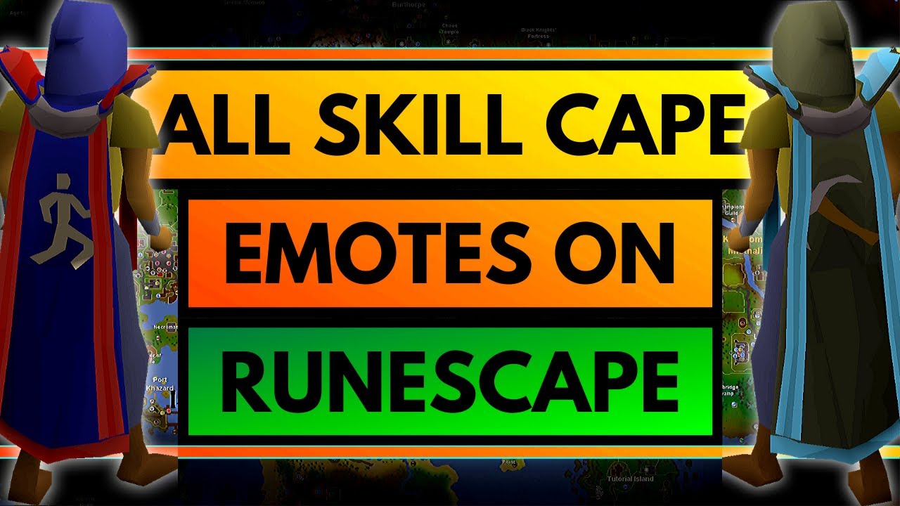OSRS - Every Skill Cape Emote In Old School Runescape