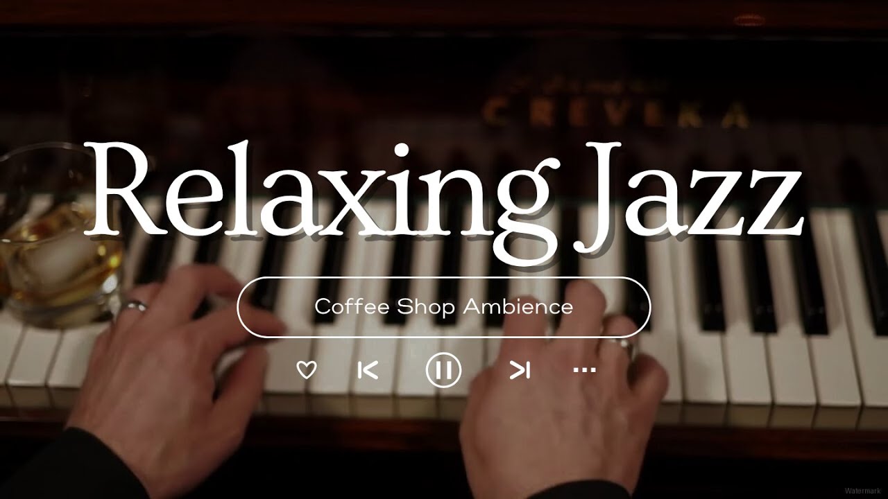 Smooth Jazz Instrumental Music & Cozy Autumn Coffee Shop Ambience 🍂 Jazz Relaxing Music for Work